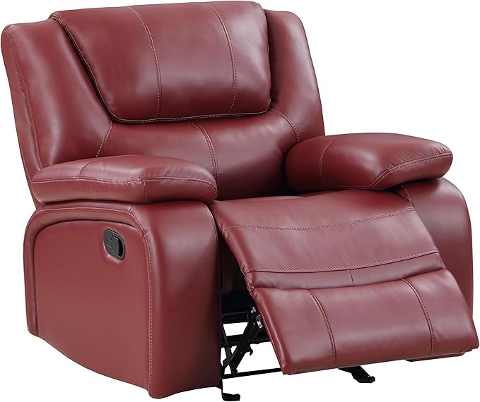 Coaster Home Furnishings Camila 3-Piece Upholstered Reclining Sofa Set Red 610241-S3