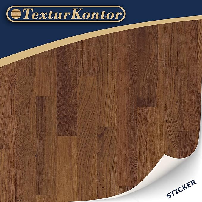 3 Sheets Self-Adhesive Flooring for Dollhouse 1:12 Scale (Walnut)