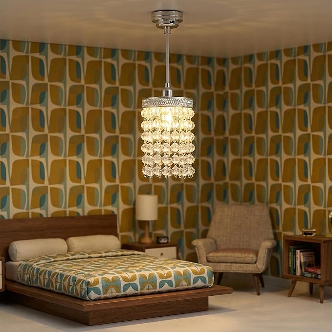 TOYANDONA Dollhouse Lights: Miniature Dollhouse Ceiling Lights - Vintage Hanging Lamp for Doll House Decoration - Simulation Furniture Accessories