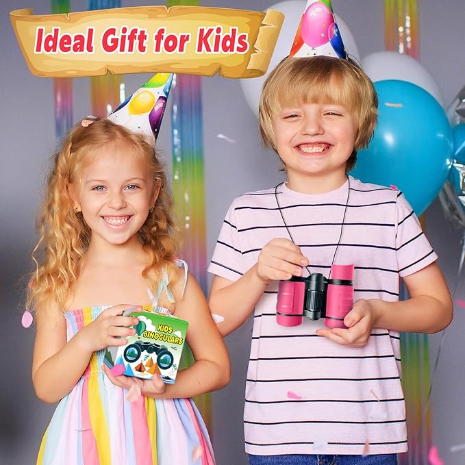 Binoculars for Kids, Kids Binoculars for Ages 3-12 Boys Girls, Outdoor Gifts Toys for Kids- Perfect for Bird Watching, Camping, and Outdoor Exploration