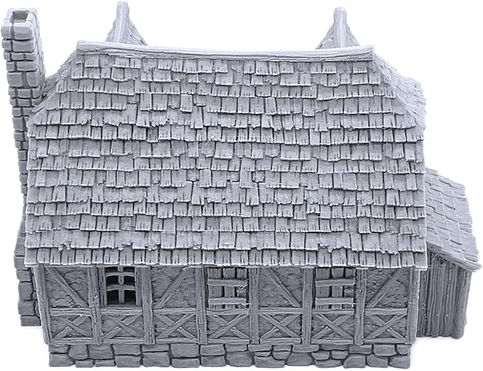 Perfectly Normal House by Printable Scenery, 3D Printed Tabletop RPG Scenery and Wargame Terrain 28mm Miniatures