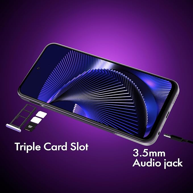 NUU N30 Cell Phone Unlocked for T-Mobile, Mint, Metro, Qlink, Tello 6GB/128GB, Teen Phone, Dual SIM 4G, Octa-Core 6.7" 90Hz HD+, Any Parental APP, Unlocked Android Phones, Purple, 1 Year US Warranty