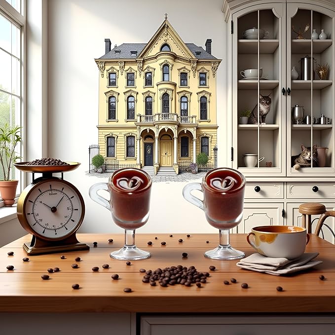 2 Pcs Miniature Coffee Cups Model Dollhouse Ornament Dollhouse Decoration Mini Decor Doll House Accessories Random Color Miniature Dollhouse Accessories