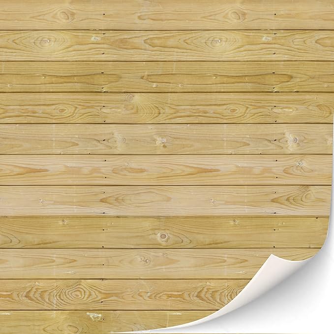 3 Sheets Self-Adhesive Flooring for Dollhouses Scale 1:12 (Fir Boards)