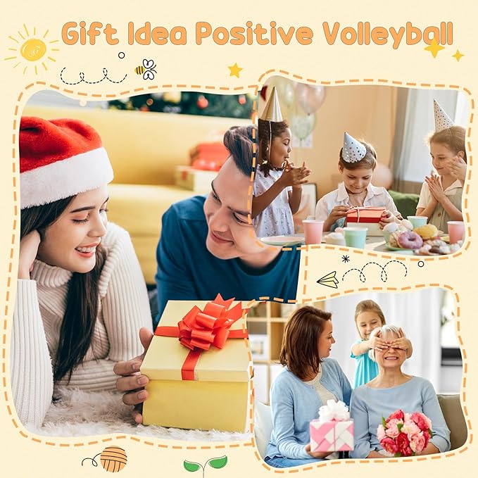 Handmade Crochet Volleyball - Gift for Volleyball Lovers,Valentine's Day,Birthday Emotional Support,Unique Volleyballs Gifts and Things for Fans,Friends,Men,Women Players,Like Volleyballs Necklace