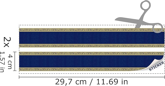 Self-Adhesive Carpet with Real Textile Structure for Dollhouses Scale 1:12 (Carpet Runner Royal Blue)