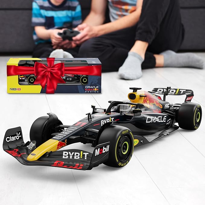 Voltz Toys Authentic Licensed 1:12 F1 RedBull Rb18 Remote Control Car - F1 Collection RC car Series for Kids and Adults - 2.4GHz RC Car for Gift (1:12 RedBull Rb18(NO.11))