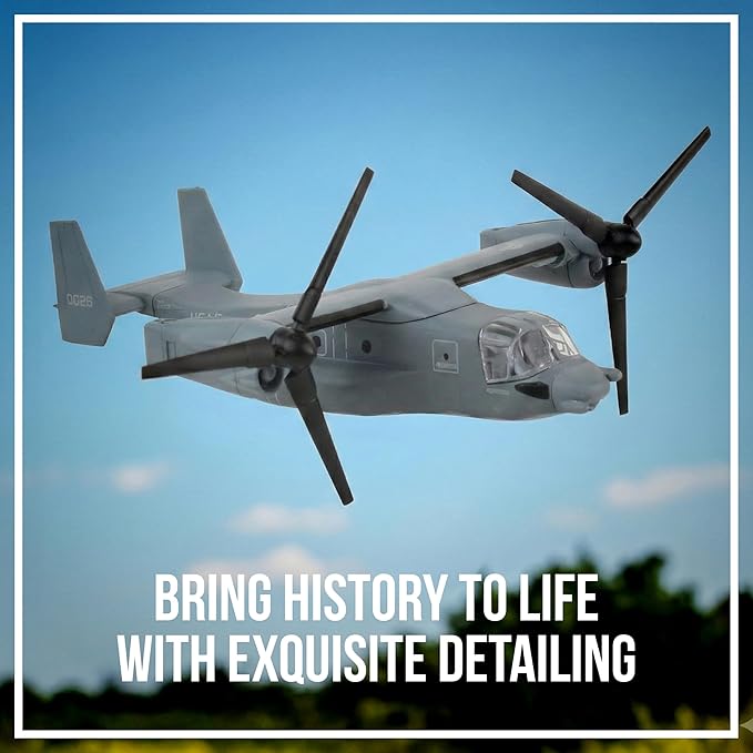 Daron Worldwide Trading V-22 Osprey Vehicle (1:150 Scale), Black