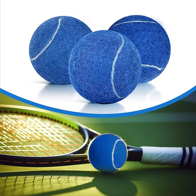 MRYCZ FYRHD 60 Pack Tennis Balls, Training Tennis Balls, Pet Dog Playing Balls, Practice Tennis Balls with Mesh Bag for Transport and Beginner Training