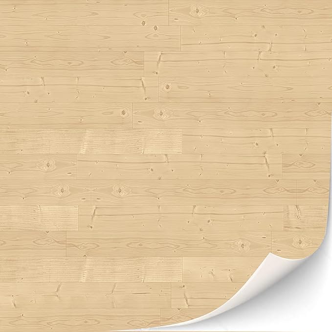 3 Sheets Self-Adhesive Flooring for Dollhouse 1:12 Scale (Maple)