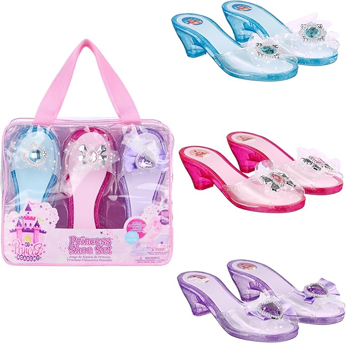 EXPRESSIONS 3Pack Princess Shoes Set