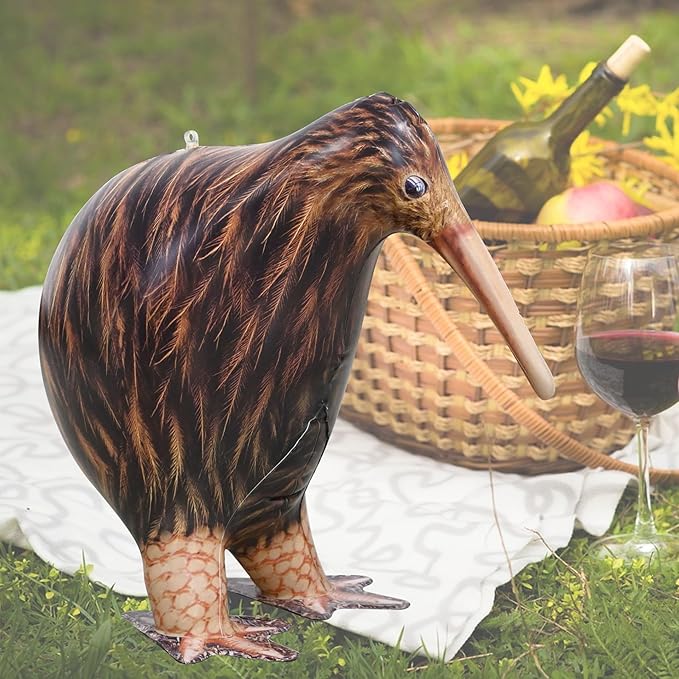 Jet Creations 18" L Inflatable Kiwi Bird, Brown Tan, Realistic Wildlife Animal Figure, for Theme Parties, Pool Fun, Home Yard Décor, Bird Toy for Kids Thanksgiving Christmas Winter