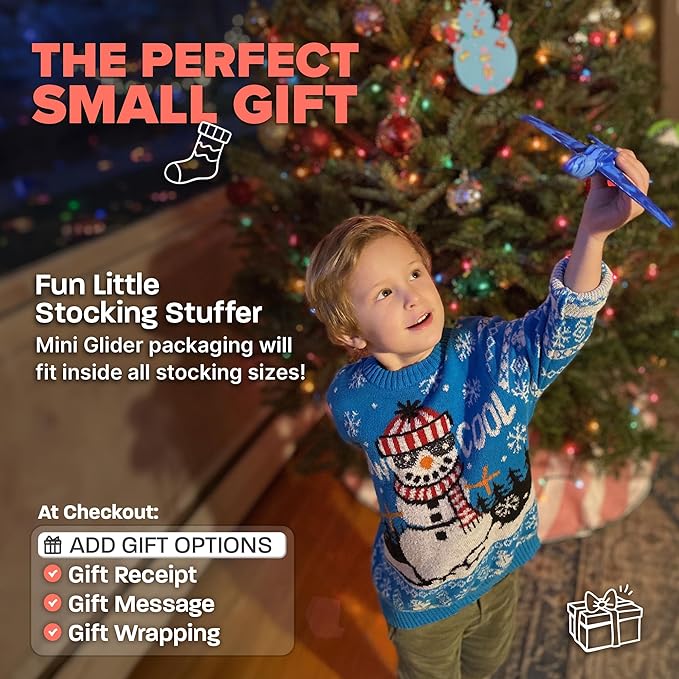 Airplane Toy Foam Glider Plane for Kids: Best Outdoor Toys for Boys & Girls All Ages. Easter Basket Stocking Stuffers Birthday Gift Ideas. Summer Yard Games Great Gifts for Age 4 5 6 7 8 9 + Year Olds