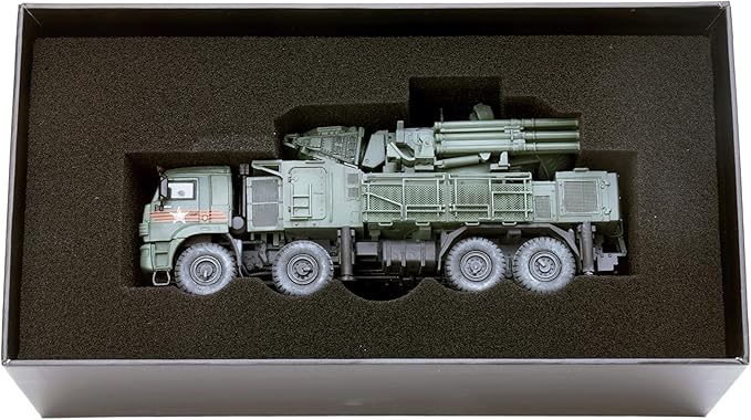 Motor city classics Panzerkampf | 1:72 Scale Model Collectible Military Diecast | Pantsir-S1 Air Defense System Victory Day Parade | Model 12214PB