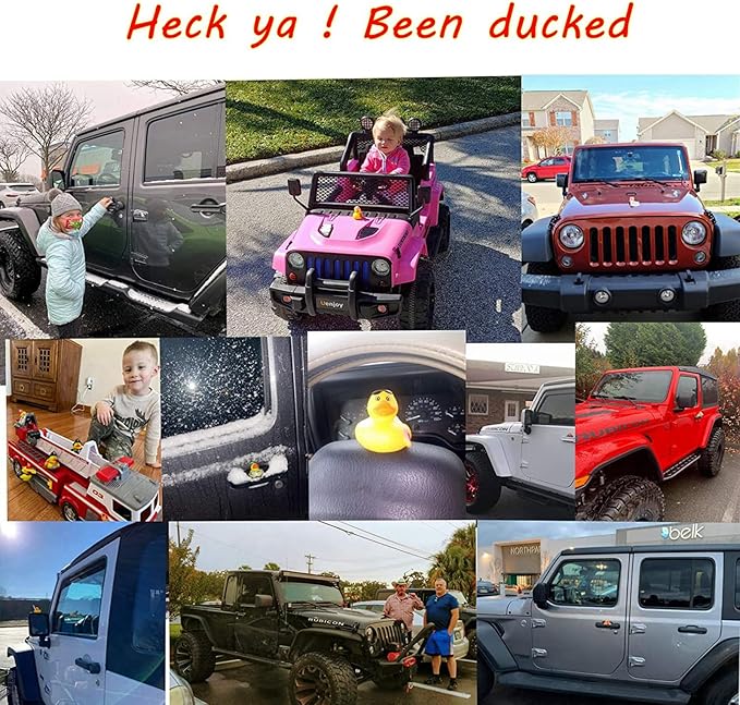 XY-WQ Rubber Duck 150 Pack for Jeeps Bath Toy Assortment - 2.3 Inch Bulk Floater Duck for Kids - Baby Showers Accessories - Party Favors, Birthdays, Bath Time, and More (50 Varieties)