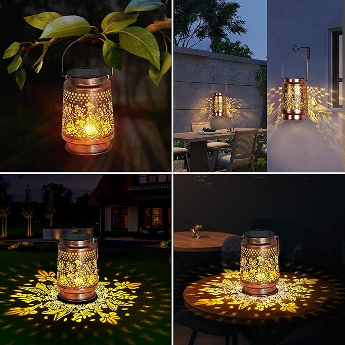 Christmas Gifts for Women, Solar Lantern Outdoor Waterproof Decorations Garden Decor, Christmas Birthday Gifts for Women, Mom, Grandma Decorative Garden, Yard, Patio, Lawn, Balcony Porch - Hummingbird