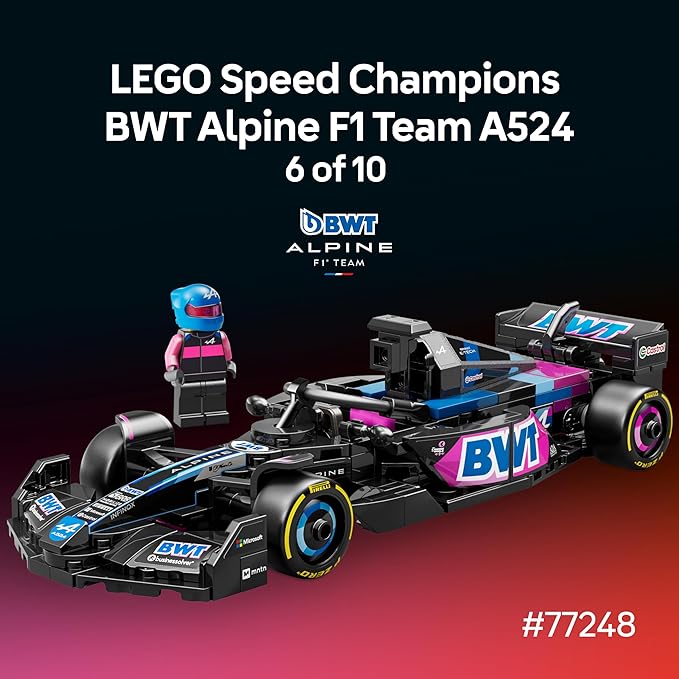 LEGO Speed Champions Ultimate Formula 1 Collector's Pack - Contains 10 Sets in 1 - Includes Exclusive Poster - Collectible F1 Model Car Kit - Gift for Race Car Fans - 66802