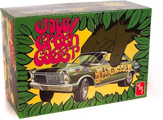 AMT 1965 Ford Galaxie Jolly Green Gasser 1:25 Scale Model Kit (AMT1192)