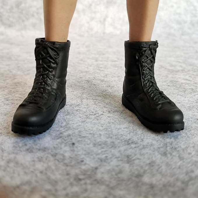 1/6 Scale Figure Shoes Boots PVC Boot Shoes for 12 inch Male Action Figure Toy