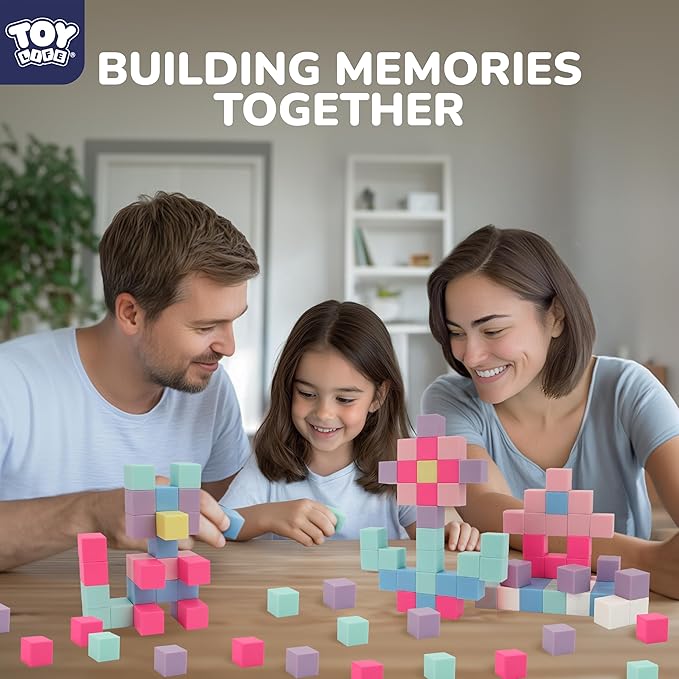 TOY Life 64 Pcs Magnetic Blocks for Kids Ages 3-5, Magnet Building Blocks for Toddlers, Magnetic Blocks for Kids Ages 4-8 Girls & Boys, Educational Learning Building Toys for Age 3 4 5 6 7 8-12