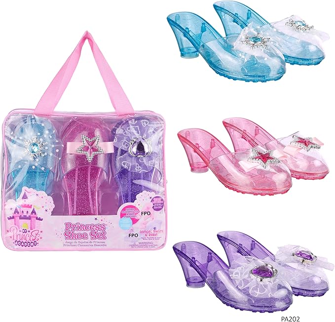 EXPRESSIONS 3Pack Princess Shoes Set