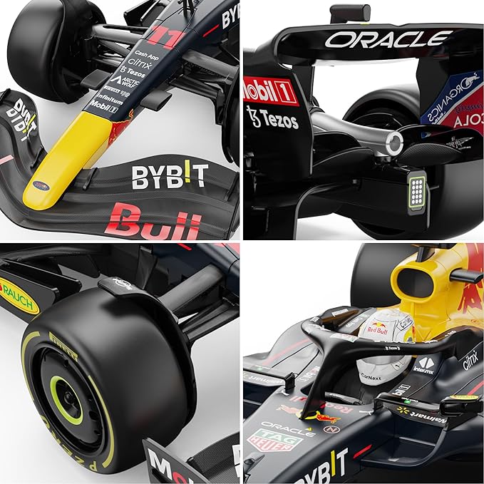 Voltz Toys Authentic Licensed 1:12 F1 RedBull Rb18 Remote Control Car - F1 Collection RC car Series for Kids and Adults - 2.4GHz RC Car for Gift (1:12 RedBull Rb18(NO.11))