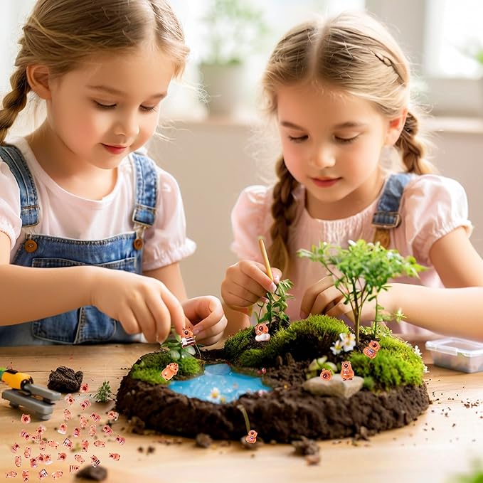 220PCS Mini Capybaras Decor for Dollhouse Resin Tiny capybaras for Crafts Micro Miniature Capybara for Fairy Garden Dollhouse Micro Landscaping Decoration