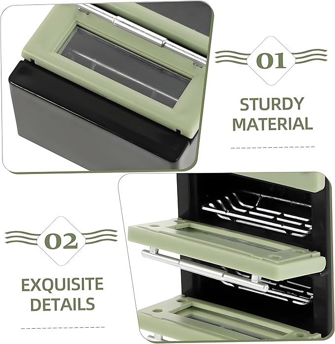 Miniature Can Open Door Double Oven Model – 1:12 Scale Creative Kitchen Appliance, DIY Micro Scene Cooking Cabinet for Dollhouse Furniture, Life Scene Display, Collector & Craft Enthusiast Décor（ A ）
