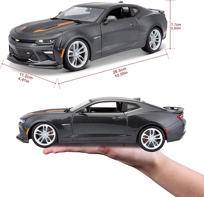 Maisto 1:18 SE 2017 50th Anniversary Chevrolet Camaro (Metallic Gray)