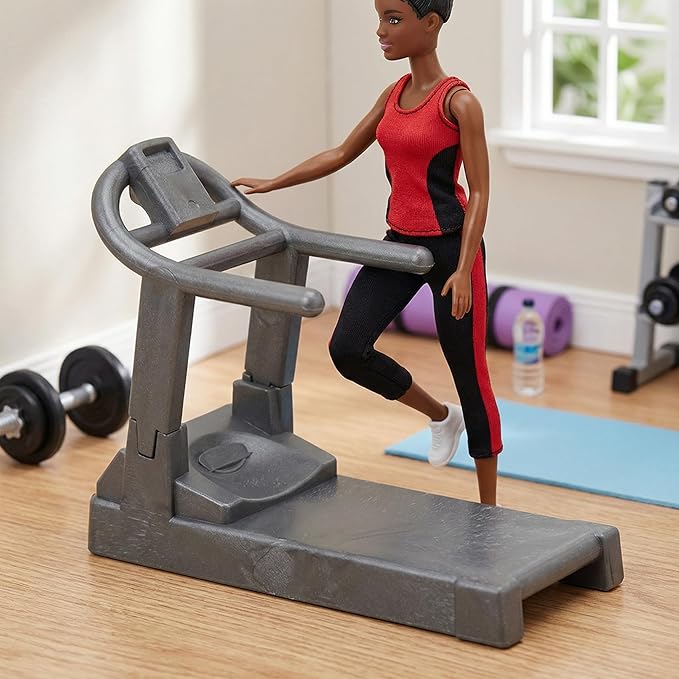 Totority Dollhouse Fitness Accessories Miniature Gym Equipment Mini Workout Equipment Decoration Miniature Sports Model for Dollhouse