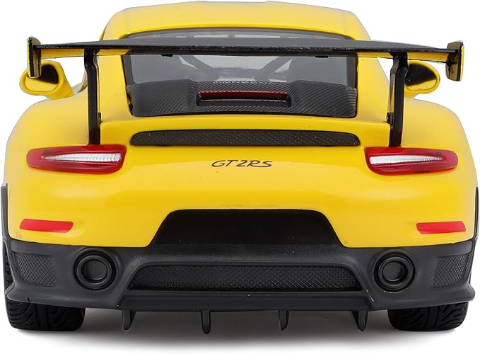 Maisto 1:24 Scale Special Edition 2018 Porsche 911 GT2 RS Diecast Vehicle - Yellow/Black