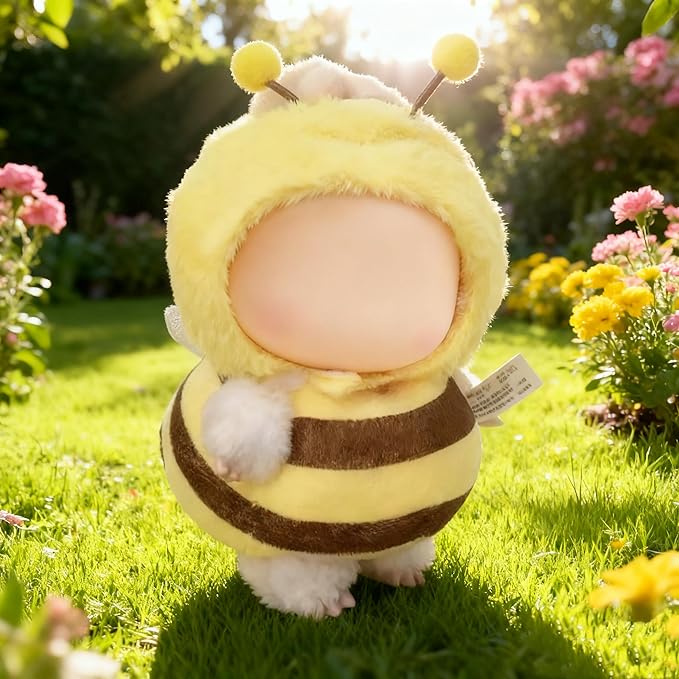 2026 New Adorable Bee Clothes for 17cm Dolls, Outfits for Clothes Set, Cute Dolls Keychain Accessories (Doll Not Included)