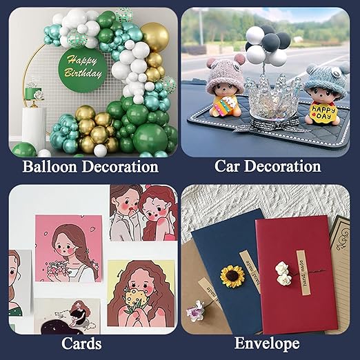 Adhesive Stick dots Two-Sided Sided Mounting Putty Stick Tack for Wall Hanging Crafts Balloons Festival Party Decorations,Clean Removable(0.31"*0.53"-100)
