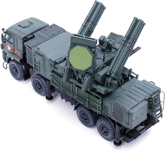 Motor city classics Panzerkampf | 1:72 Scale Model Collectible Military Diecast | Pantsir-S1 Air Defense System Victory Day Parade | Model 12214PB