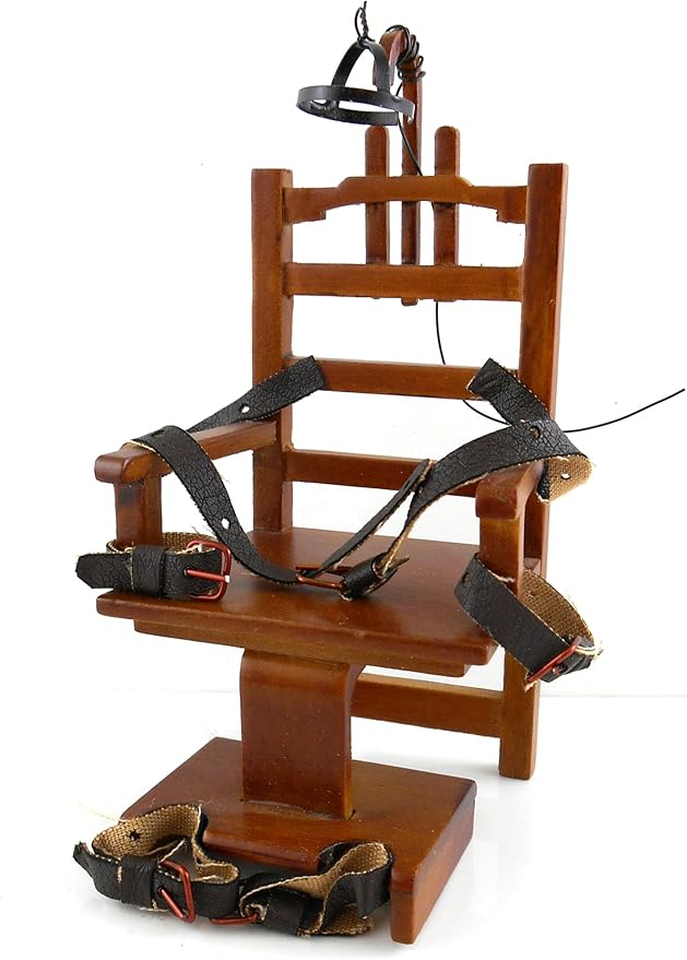 Doll House Miniature Electric Chair