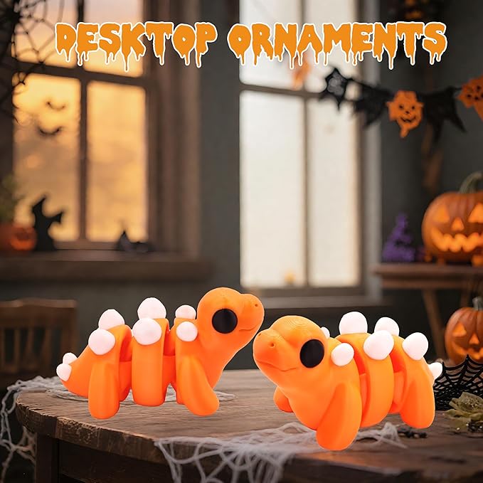 4.7 inches 3D Printed Diplodocus Figurines, Animal Figurines, Articulated Fidget Toys, Desk Decoration, Party Favor, Birthday Gifts, Office Display, Collectible Animals for Boys and Girls