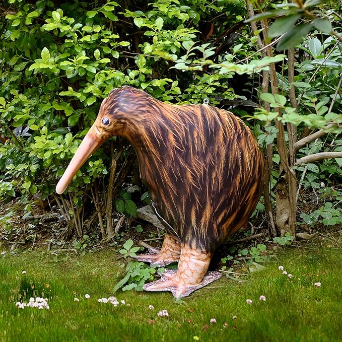Jet Creations 18" L Inflatable Kiwi Bird, Brown Tan, Realistic Wildlife Animal Figure, for Theme Parties, Pool Fun, Home Yard Décor, Bird Toy for Kids Thanksgiving Christmas Winter