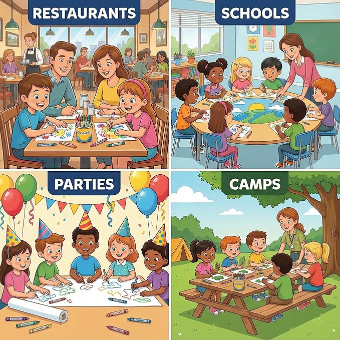 (450) 4-Packs of Premium Crayons (Red, Green, Blue, Yellow) SAFETY TESTED COMPLIANT WITH ASTM D-4236 (1800 Total Crayons)