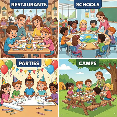 (450) 4-Packs of Premium Crayons (Red, Green, Blue, Yellow) SAFETY TESTED COMPLIANT WITH ASTM D-4236 (1800 Total Crayons)