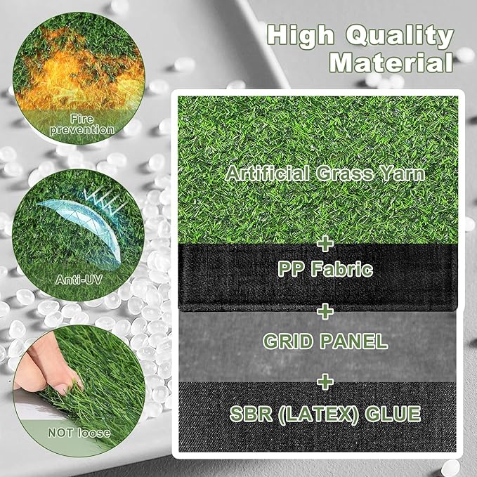 Artificial Grass Table Runners-13 x 36 Inches Faux Grass Table Runner for Golf Themed Party,Synthetic Turf Table Runner for Wedding Party, Birthday, Banquet, Baby Shower, Home Decor