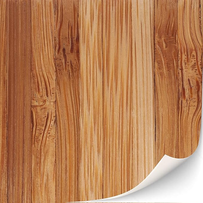 3 Sheets Self-Adhesive Flooring for Dollhouse 1:12 Scale (Bamboo)