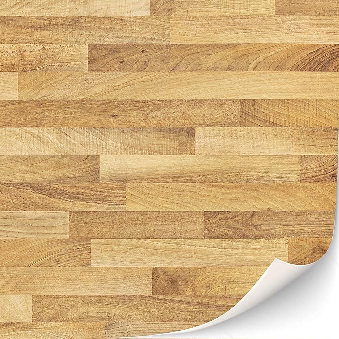 3 Sheets Self-Adhesive Flooring for Dollhouse 1:12 Scale (Oak Wood)