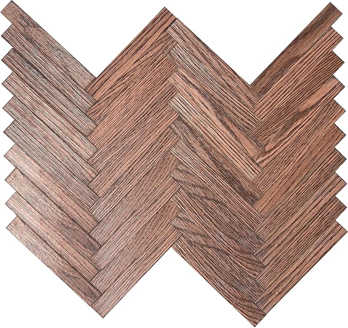 80PCS Miniature Dollhouse Wooden Flooring, Mini Floor Boards Dollhouse Floor Tiles Fit 1:12 1:6 Scale Dollhouse Furniture Wall and Floor Decoration (Black Walnut)