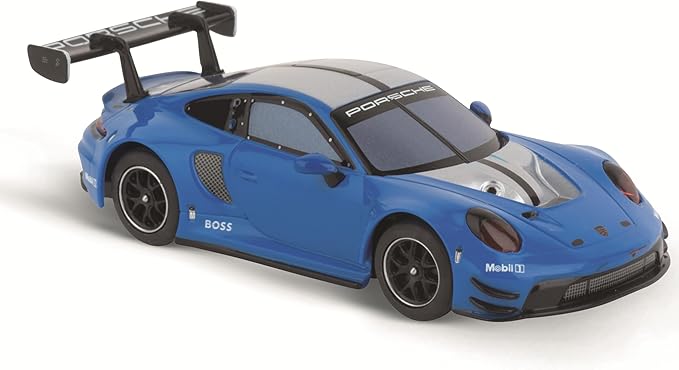 Carrera Hybrid Racing Car Porsche 911 GT3 R Blue Thunder 1:50 Scale Front and Rear Lights USB-C Rechargeable RC Additional Vehicle