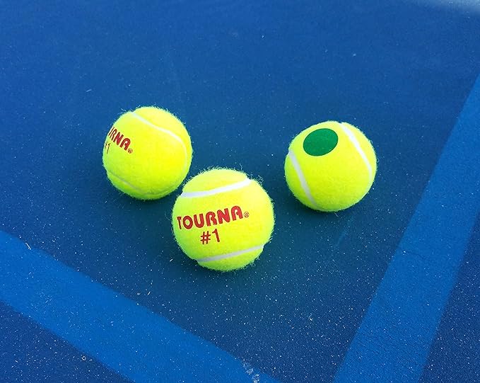 Tourna Green Dot Low Compression Tennis Balls