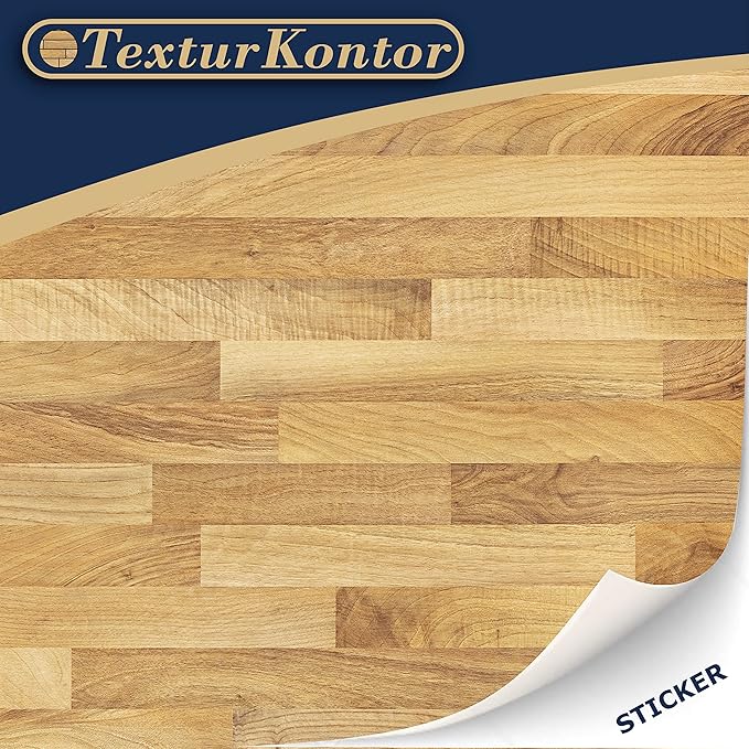 3 Sheets Self-Adhesive Flooring for Dollhouse 1:12 Scale (Oak Wood)