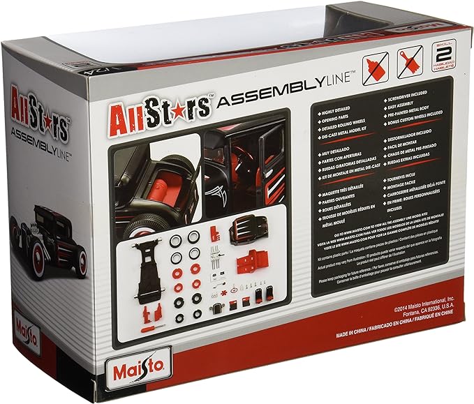 Maisto 1:24 Scale All Star Assembly Line 1929 Ford Model A Diecast Model Kit Small
