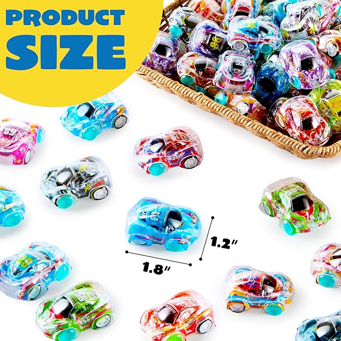 JOYIN 100 Pcs Mini Pull Back Cars, Bulk Toy Cars Party Favors for Kids 8-12, Treasure Box Prizes for Classroom, Pinata Stuffers, Goodie Bags Stuffers, Birthday Gifts Carnival Prizes