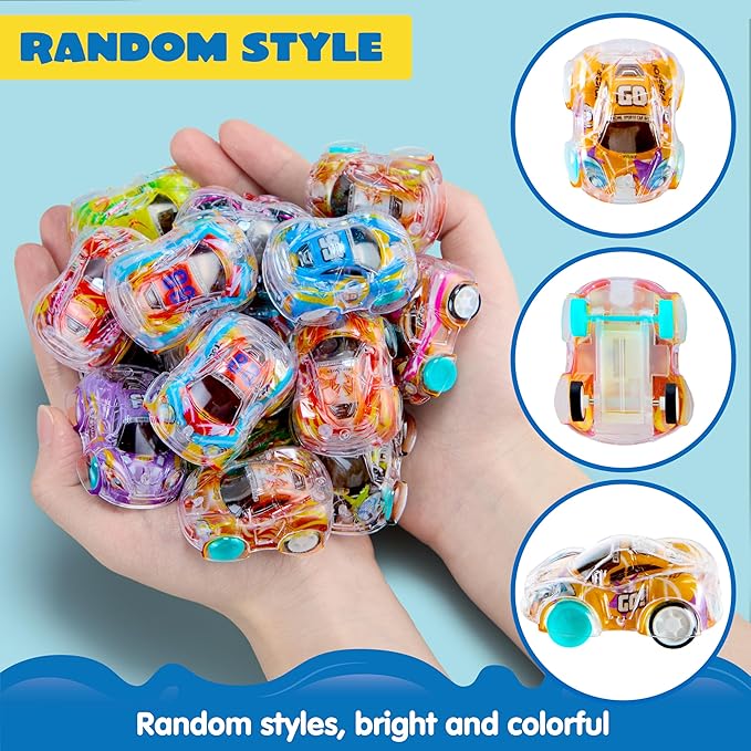 JOYIN 100 Pcs Mini Pull Back Cars, Bulk Toy Cars Party Favors for Kids 8-12, Treasure Box Prizes for Classroom, Pinata Stuffers, Goodie Bags Stuffers, Birthday Gifts Carnival Prizes