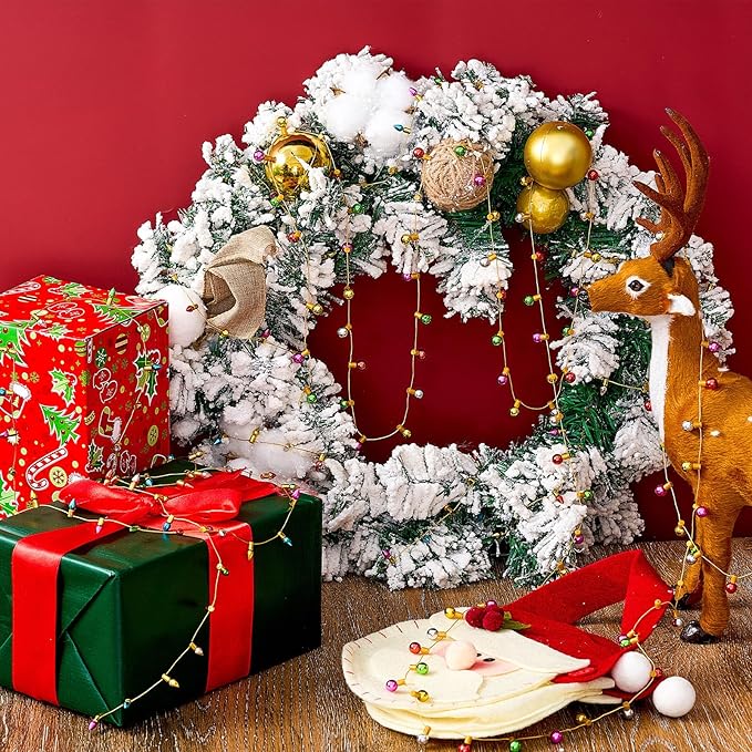Tuanse 65.6 ft Dollhouse Fake String Lights Decorations Miniature Light String Crafts for Doll House Furniture Accessories Wedding Party Decor(Popular)